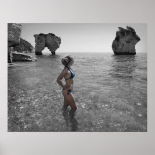 Poster de fotos da garota Bikini