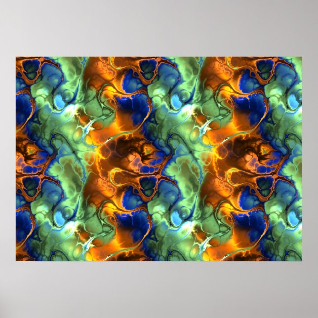 poster de fractal espacial (Frente)