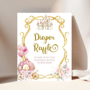 Poster de Fralda rosa da Princesa Real Raffle