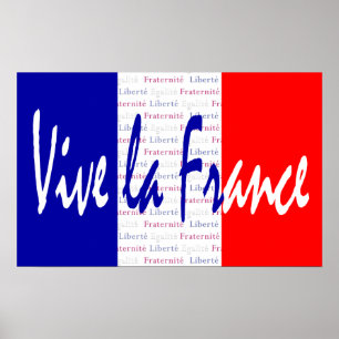 Poster de France do La de Vive, comida francesa,