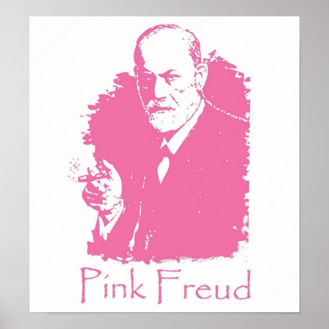 Poster de Freud Rosa (Frente)