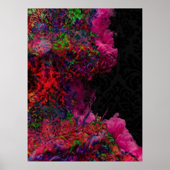 Poster de fumaça e espelhos (Frente)