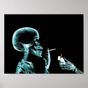 poster de fumo do raio X
