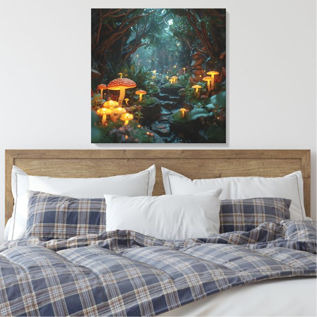 Poster de Fungos Místicos - Decoração de Florestas (Insitu(Quarto))
