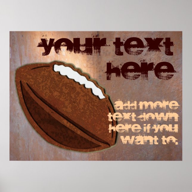 Poster de futebol (Frente)