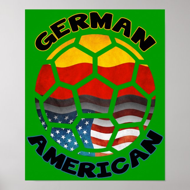 Poster de futebol americano alemão (Frente)