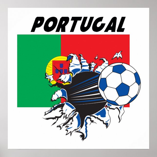 Poster de futebol de Futebol Portugal (Frente)