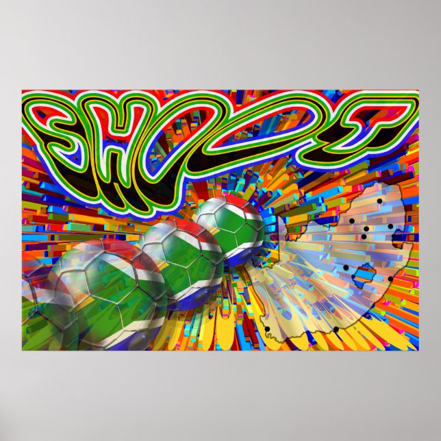 Poster de Futebol do Shoal Goal (Frente)