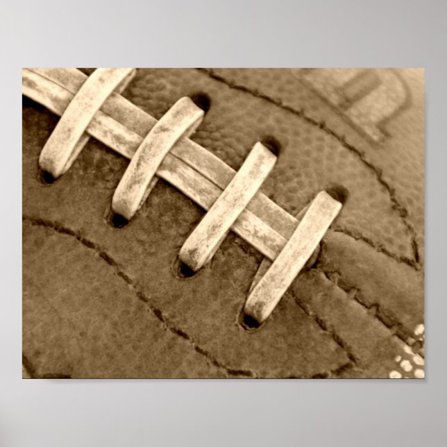 Poster de Futebol Laces (Frente)