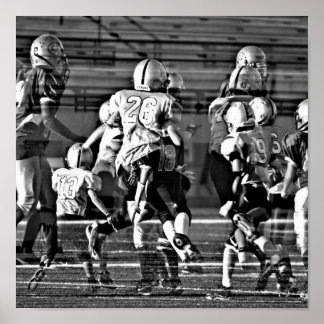 Poster de futebol multiexposição