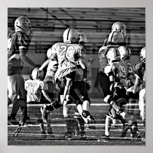 Poster de futebol multiexposição (Frente)