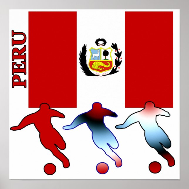 Poster de futebol no Peru (Frente)