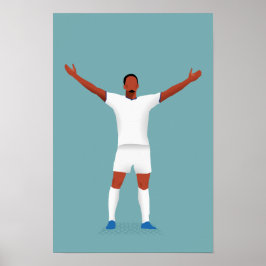 Poster De Futebol Para A Celebração De Aniversário