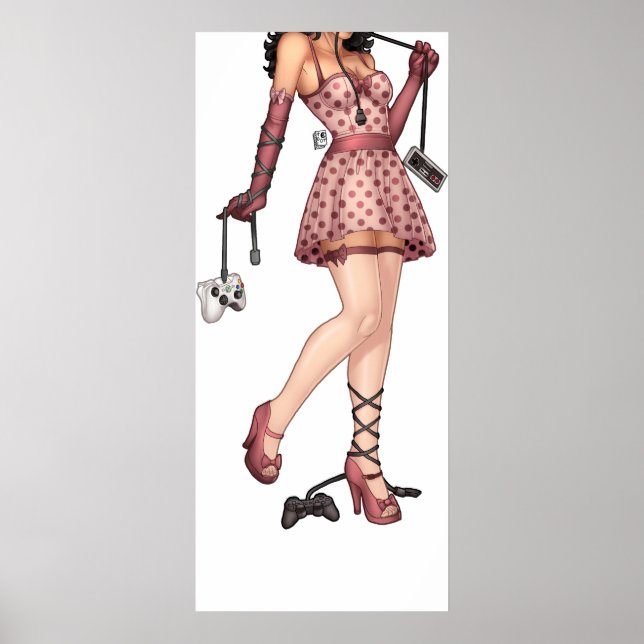 Poster de Gamer Girl (Frente)