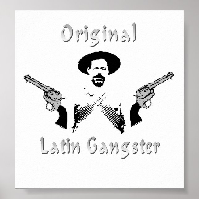 Poster de Gangster Latino Original (Frente)