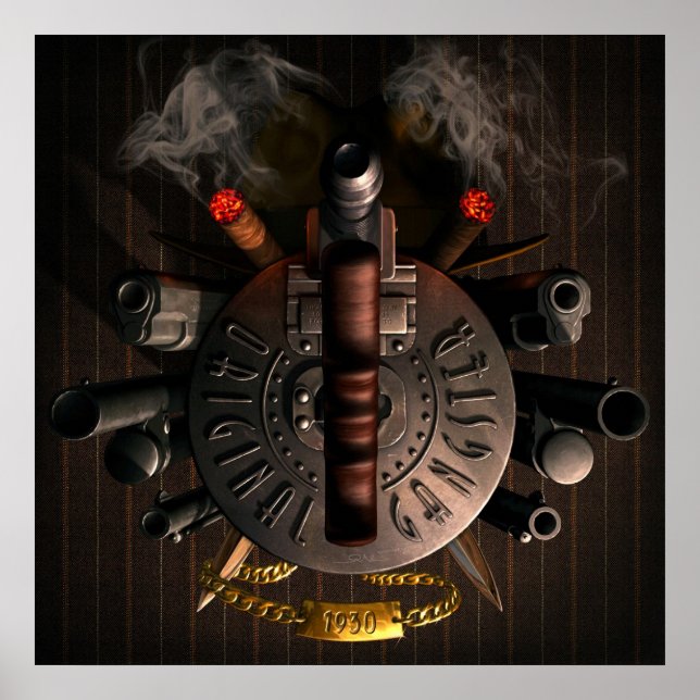 Poster de Gangster Original (Frente)