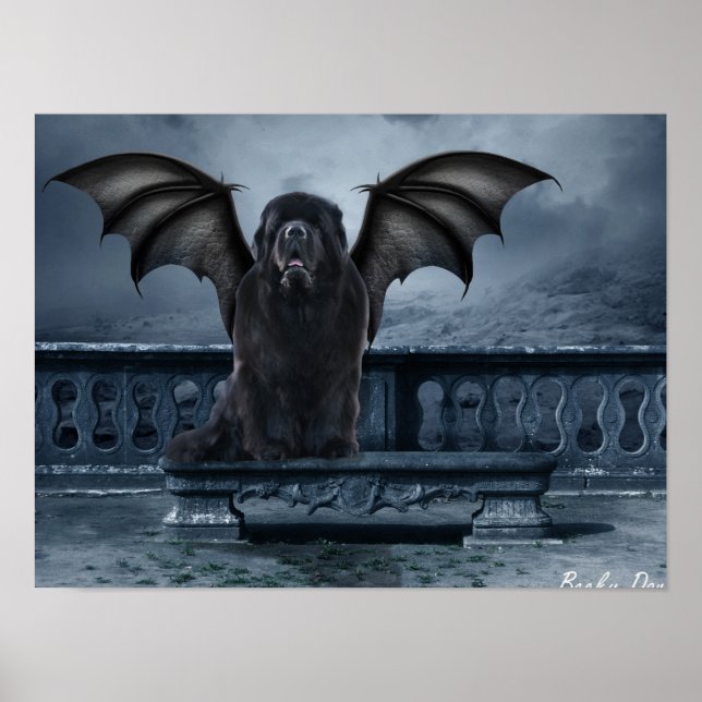 Poster de Gargoyle na Terra Nova (Frente)