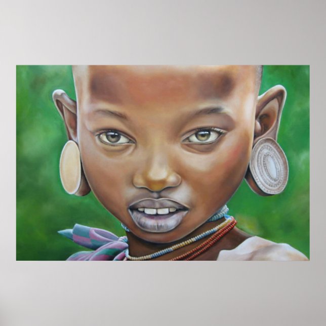 Poster de Garota Africana (Frente)