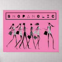 Poster de Garotas Fashionistas Compradoras