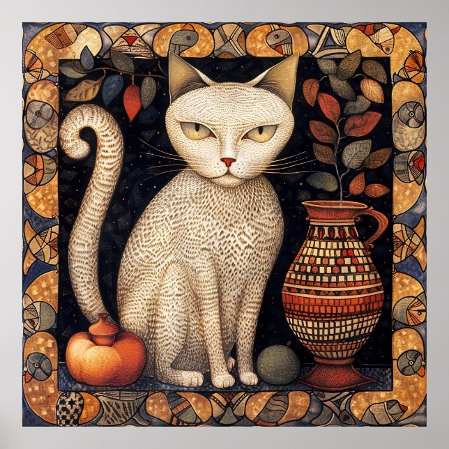 Poster de gato (Frente)