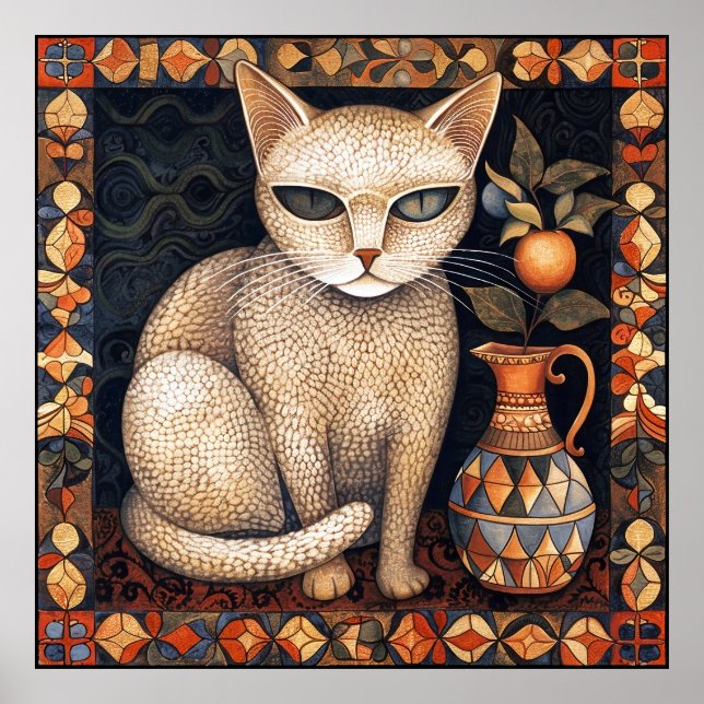 Poster de gato (Frente)