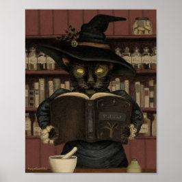 Poster de Gato de Apothecary Halloween