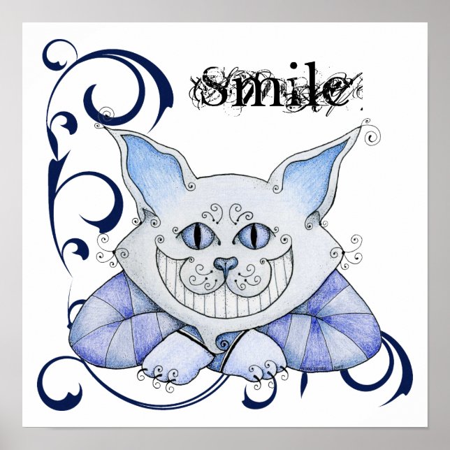 Poster de Gato de Cheshire (Frente)