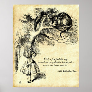 Poster de Gato de Cheshire