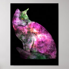 Poster de Gato de Espaço
