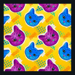 Poster de Gato de Pop<br><div class="desc">Pop Art Cat</div>