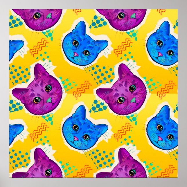 Poster de Gato de Pop (Frente)