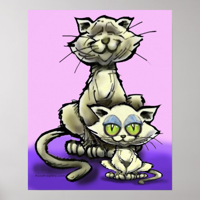 Poster de Gato e Gato (Frente)