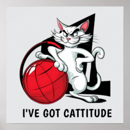 Poster de Gato Engraçado