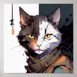 Poster de Gato Guerreiro