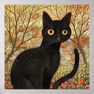 Poster de Gato Negro