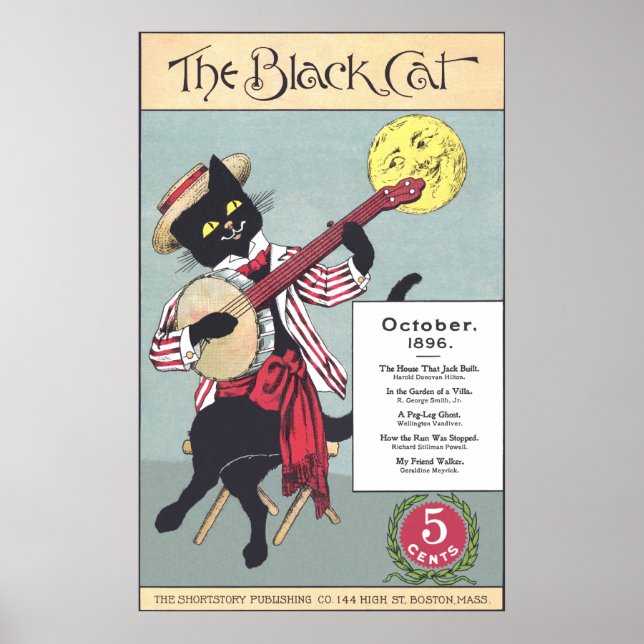 Poster de Gato Negro (Frente)