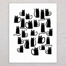 Poster de Gato Negro