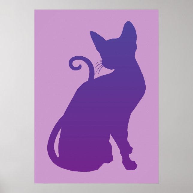 Poster de Gato Roxo (Frente)