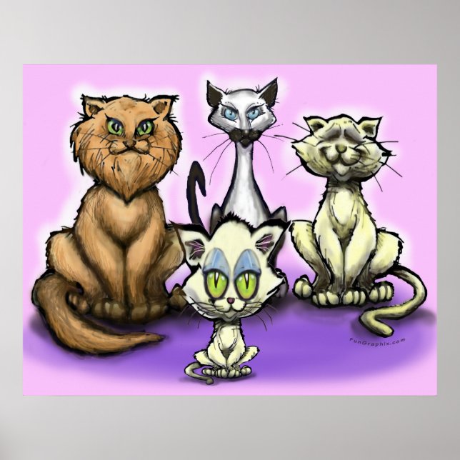 Poster de gatos (Frente)