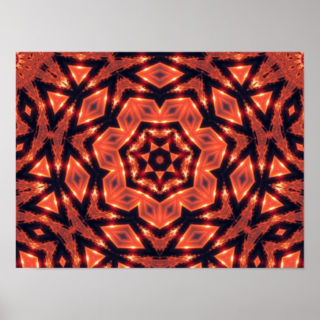 poster de geometriks tribais (Frente)