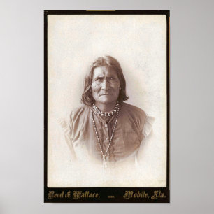 Poster de Geronimo do vintage