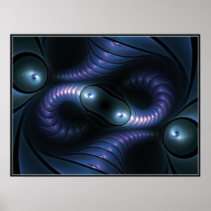 Poster de Giger Infinito (azul)