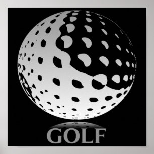 Poster de golfe