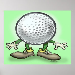 Poster de golfe