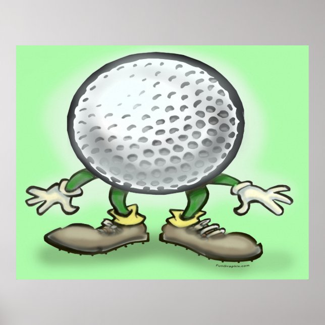 Poster de golfe (Frente)