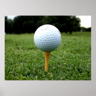 Poster de golfe