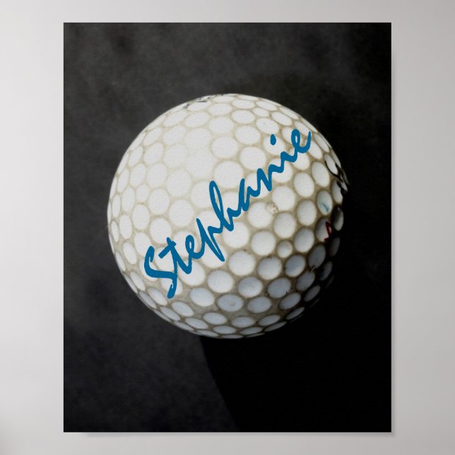 poster de golfe personalizado para personalizar os (Frente)