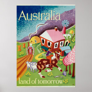 Poster de Governo Vintage da Austrália