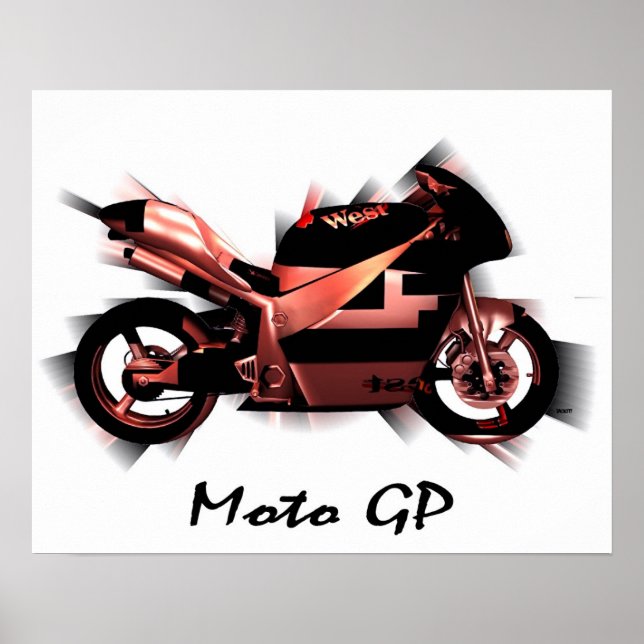 Poster de GP de Moto (Frente)