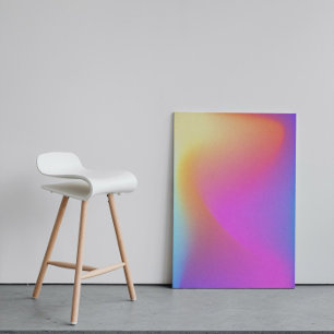 Poster de Gradiente Colorido Colorido de Vintagem